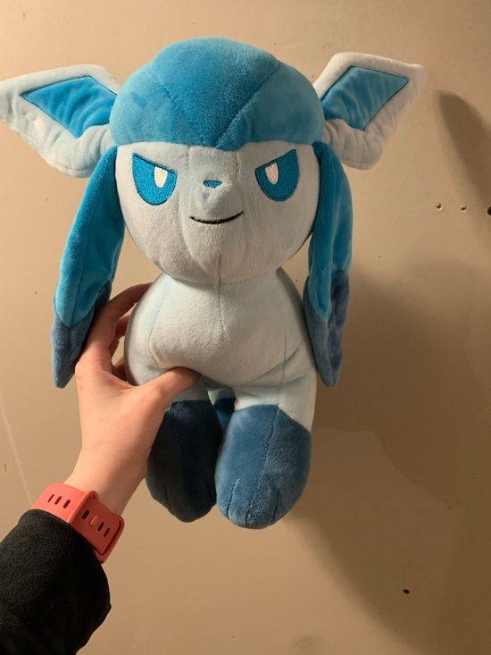 Build-A-Bear Other - Build-A-Bear Glaceon Plush - Light Blue & Teal pokemon